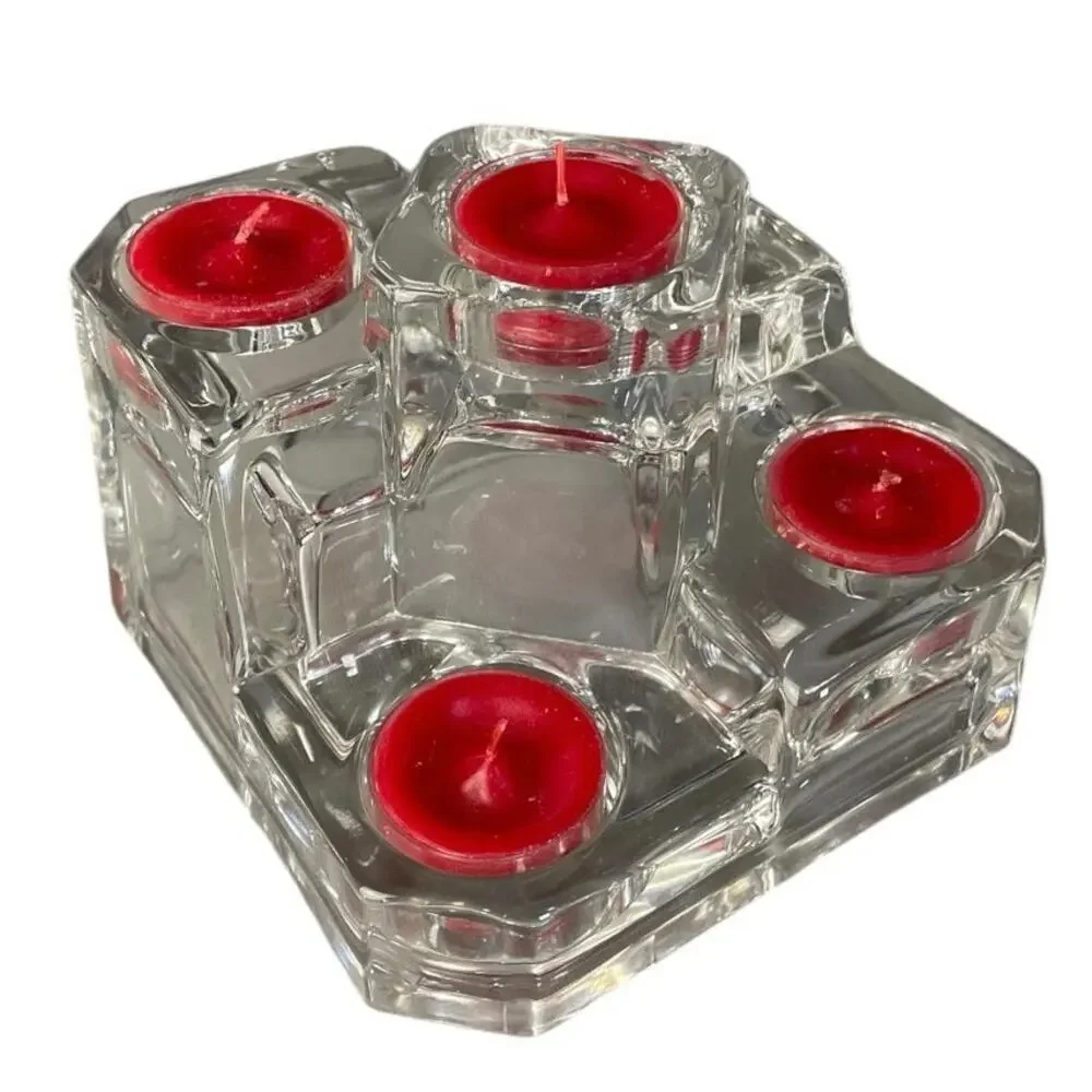 Partylite 5-Tier Crystal Castle Tea Light Candle Holder